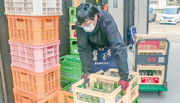 空き瓶回収のイメージ